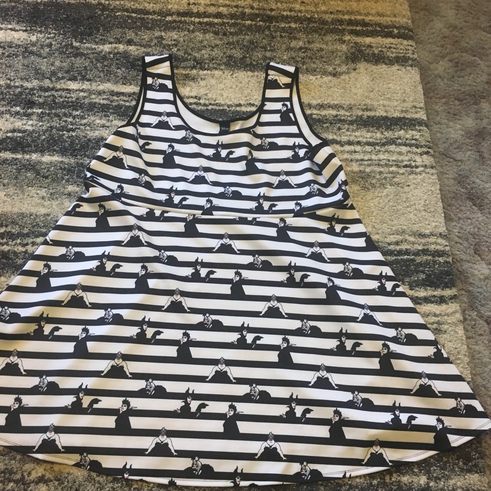 Disney villains striped Torrid plus size 5 dress